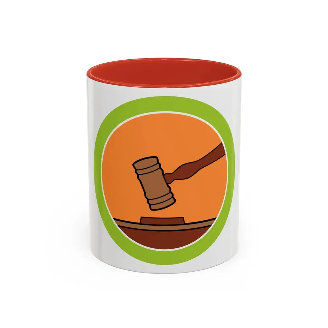Public Speaking (Boy Scout Merit Badge) Accent Coffee Mug 11oz Red - Go Mug Yourself