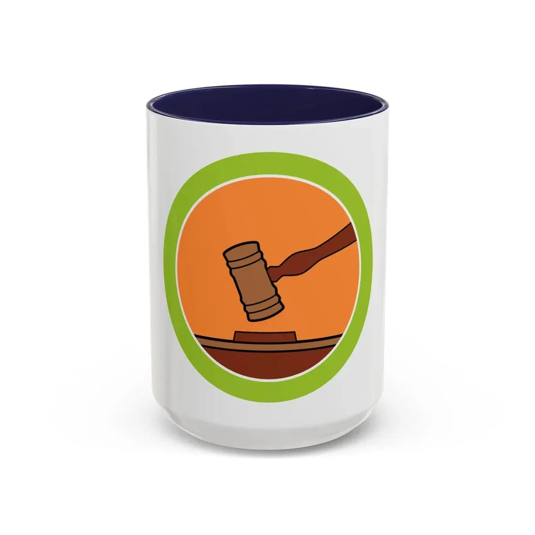 Public Speaking (Boy Scout Merit Badge) Accent Coffee Mug 15oz Navy - Go Mug Yourself