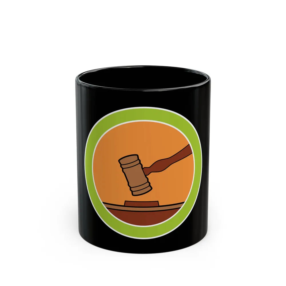 Public Speaking (Boy Scout Merit Badge) Black Coffee Mug-11oz-Go Mug Yourself