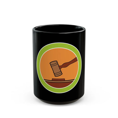 Public Speaking (Boy Scout Merit Badge) Black Coffee Mug-15oz-Go Mug Yourself