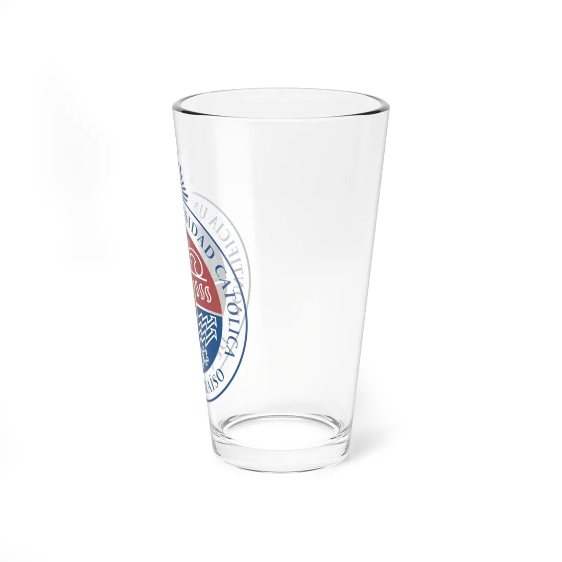 PUCV Escudo2016 (Chile) (Coat of Arms) Pint Glass 16oz - Go Mug Yourself