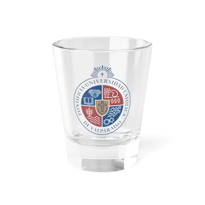 PUCV Escudo2016 (Chile) (Coat of Arms) Shot Glass 1.5oz 1.5oz - Go Mug Yourself