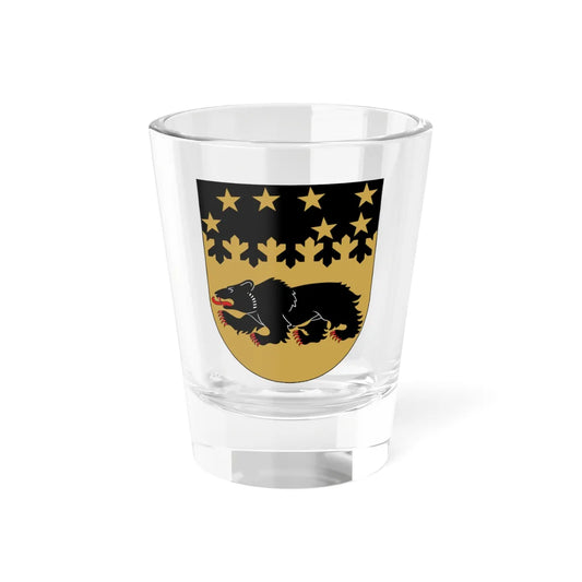 Pudasjarvi.vaakuna (Finland) (Coat of Arms) Shot Glass 1.5oz 1.5oz - Go Mug Yourself