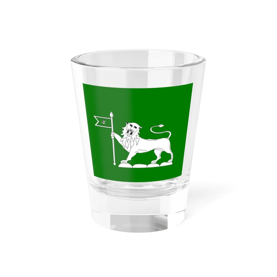 Pudukkottai flag (India) Shot Glass 1.5oz 1.5oz - Go Mug Yourself