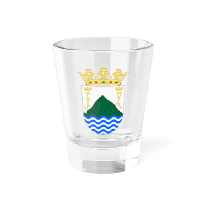 Puerto Plata Old Shield (Costa Rica) (Coat of Arms) Shot Glass 1.5oz 1.5oz - Go Mug Yourself