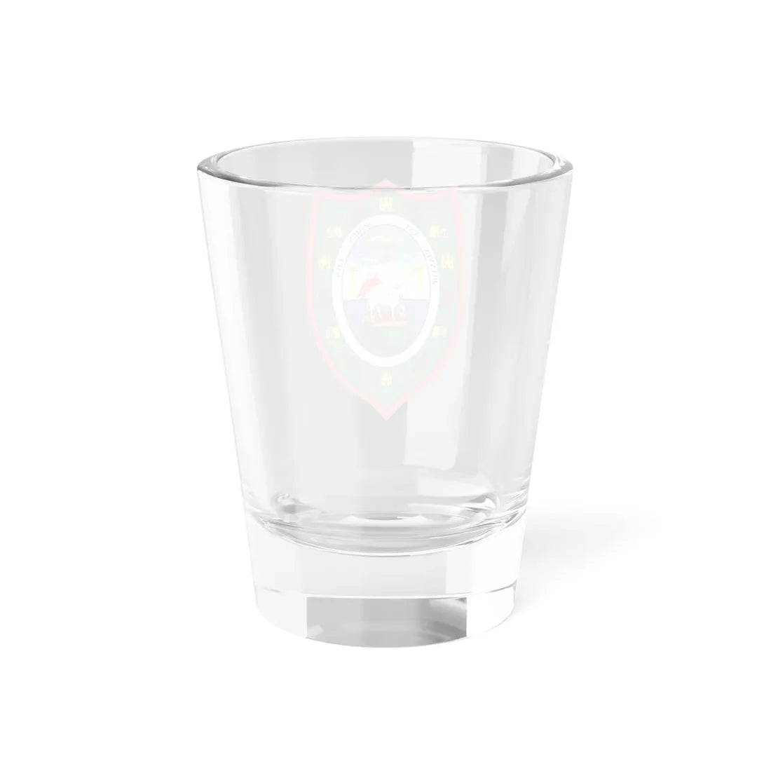 Puerto Rico Coat of Arms 1511-1905 (Costa Rica) (Coat of Arms) Shot Glass 1.5oz - Go Mug Yourself