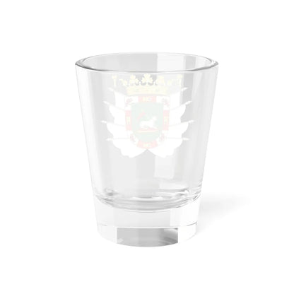 Puerto Rico Coat of Arms 1767 (Costa Rica) (Coat of Arms) Shot Glass 1.5oz - Go Mug Yourself