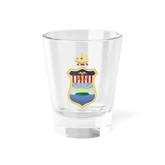 Puerto Rico Coat of Arms by the United States 1902 (Puerto Rico) (Coat of Arms) Shot Glass 1.5oz 1.5oz - Go Mug Yourself