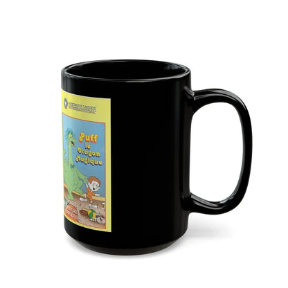 PUFF THE MAGIC DRAGON (VHS COVER) - Black Coffee Mug-Go Mug Yourself