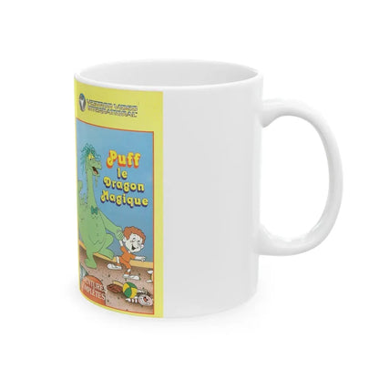 PUFF THE MAGIC DRAGON (VHS COVER) - White Coffee Mug - Go Mug Yourself