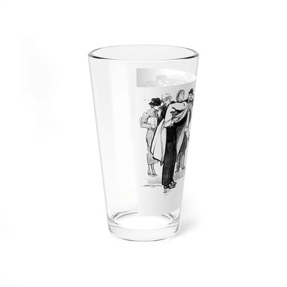 Pul-lease! Lawyer Sue, Liberty magazine, January 19, 1935 (Magazine Illustration) Pint Glass 16oz-Go Mug Yourself