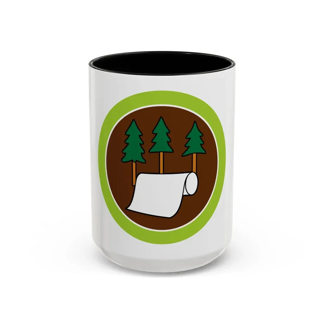 Pulp and Paper (Boy Scout Merit Badge) Accent Coffee Mug 15oz Black - Go Mug Yourself