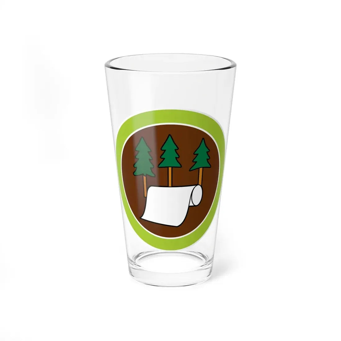 Pulp and Paper (Boy Scout Merit Badge) Pint Glass 16oz 16oz - Go Mug Yourself