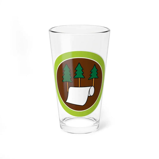 Pulp and Paper (Boy Scout Merit Badge) Pint Glass 16oz 16oz - Go Mug Yourself