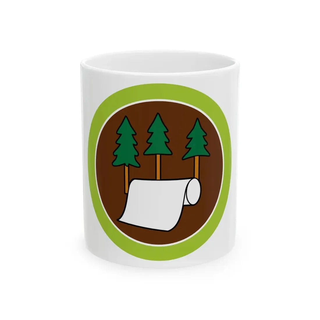 Pulp and Paper (Boy Scout Merit Badge) White Coffee Mug 11oz - Go Mug Yourself