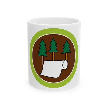 Pulp and Paper (Boy Scout Merit Badge) White Coffee Mug 11oz - Go Mug Yourself