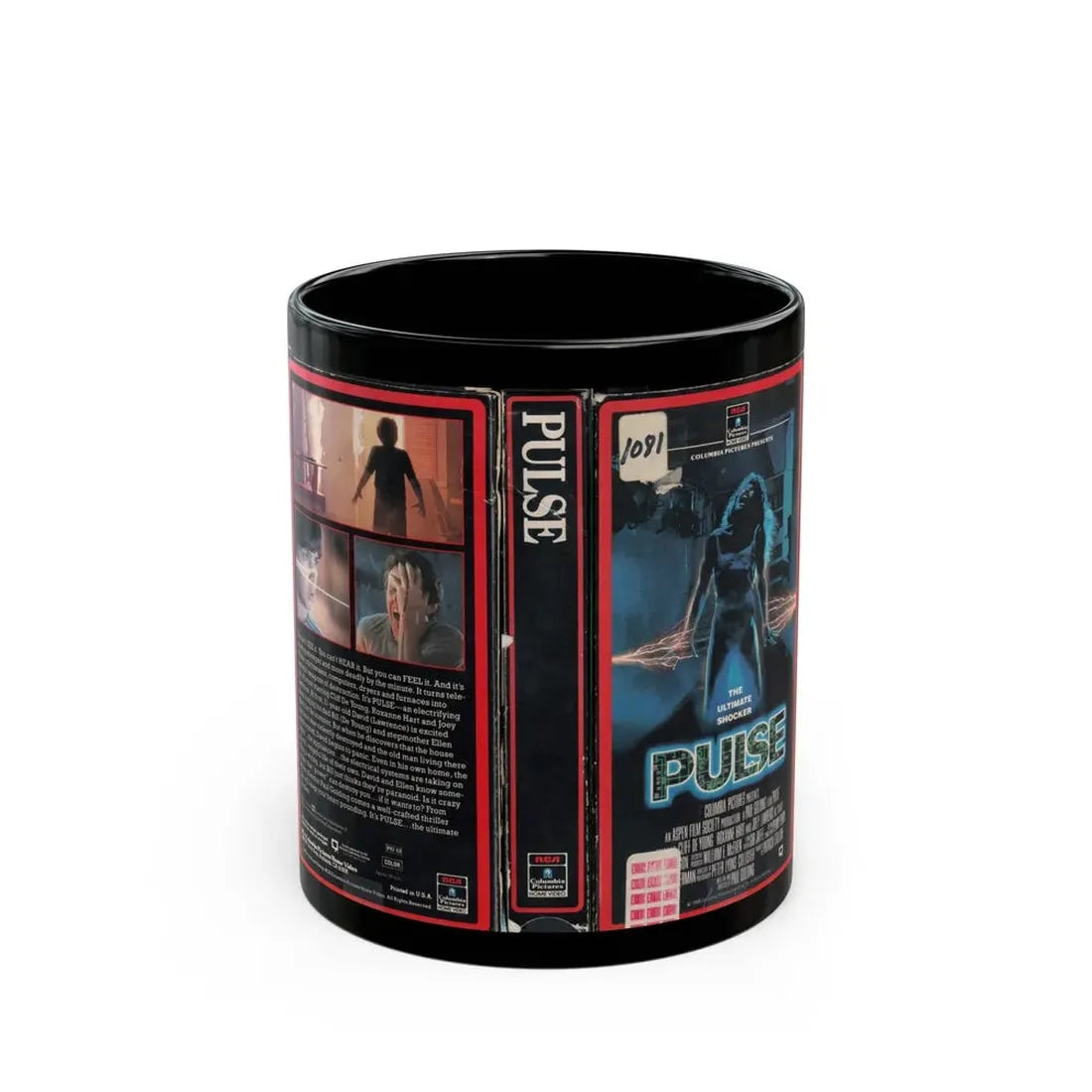 PULSE (VHS COVER) - Black Coffee Mug 11oz - Go Mug Yourself