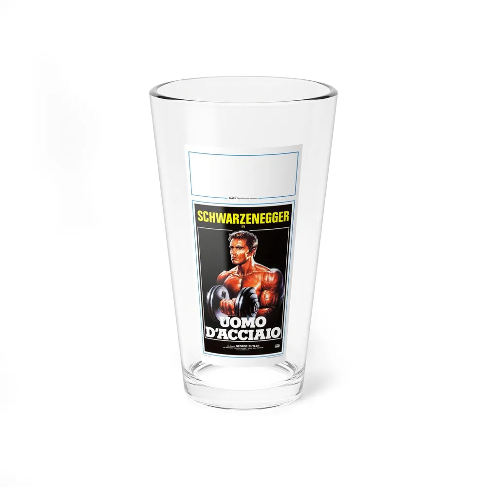 PUMPING IRON (FOREIGN) 1977 Movie Poster - Pint Glass 16oz-16oz-Go Mug Yourself