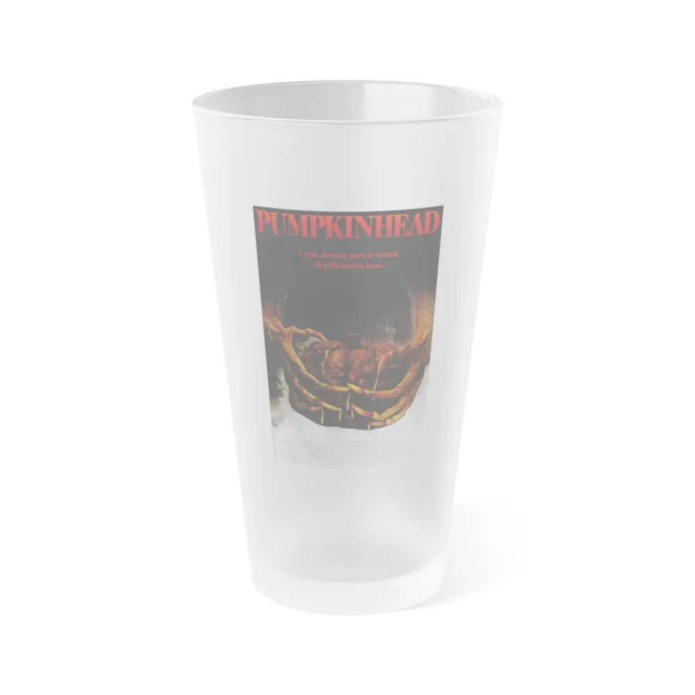 PUMPKINHEAD 1988 Movie Poster - Frosted Pint Glass 16oz-Go Mug Yourself