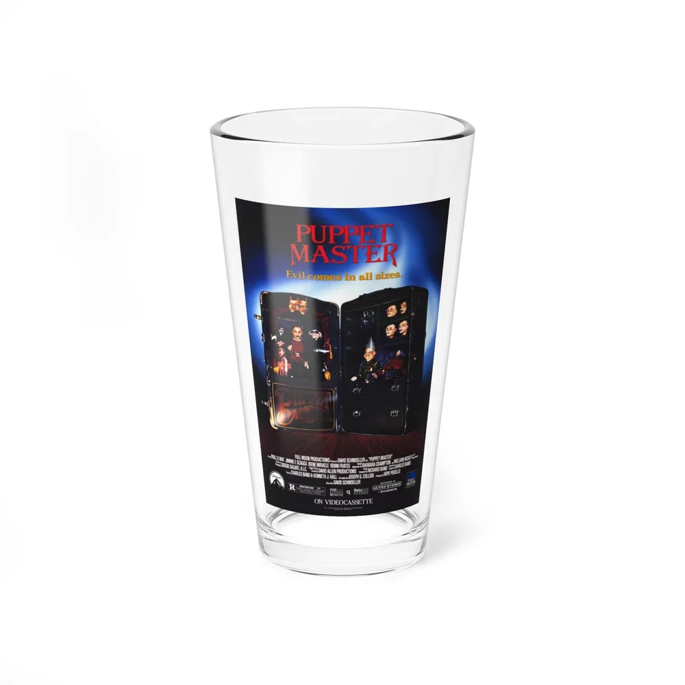 PUPPET MASTER 1989 Movie Poster - Pint Glass 16oz-16oz-Go Mug Yourself