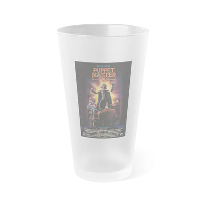 PUPPET MASTER 5 1994 Movie Poster - Frosted Pint Glass 16oz-16oz-Frosted-Go Mug Yourself