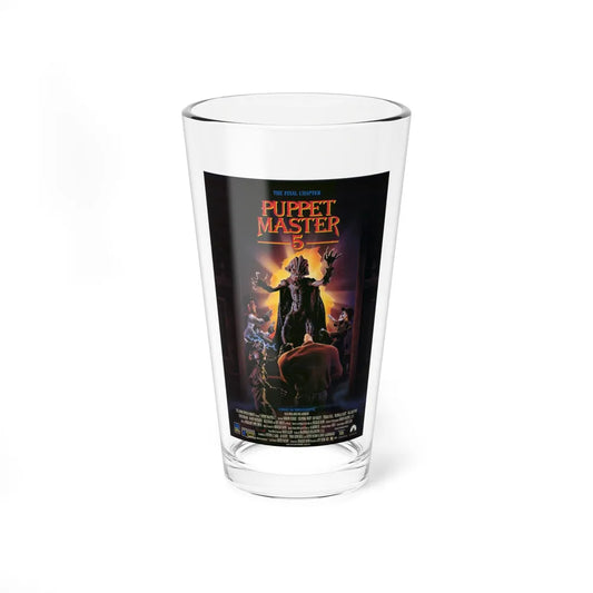 PUPPET MASTER 5 1994 Movie Poster - Pint Glass 16oz-16oz-Go Mug Yourself