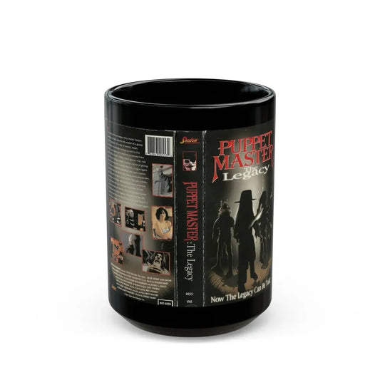 PUPPET MASTER THE LEGACY (VHS COVER) - Black Coffee Mug 15oz - Go Mug Yourself