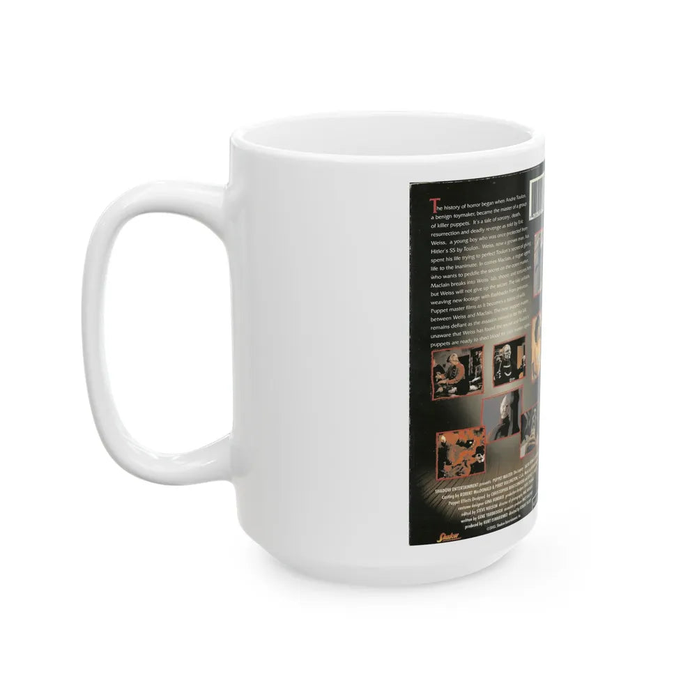 PUPPET MASTER THE LEGACY (VHS COVER) - White Coffee Mug-Go Mug Yourself