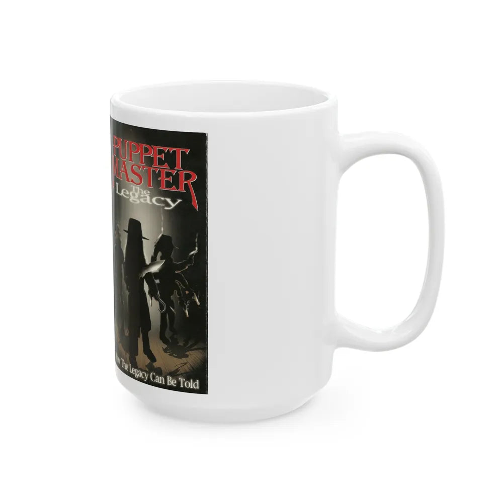 PUPPET MASTER THE LEGACY (VHS COVER) - White Coffee Mug-Go Mug Yourself