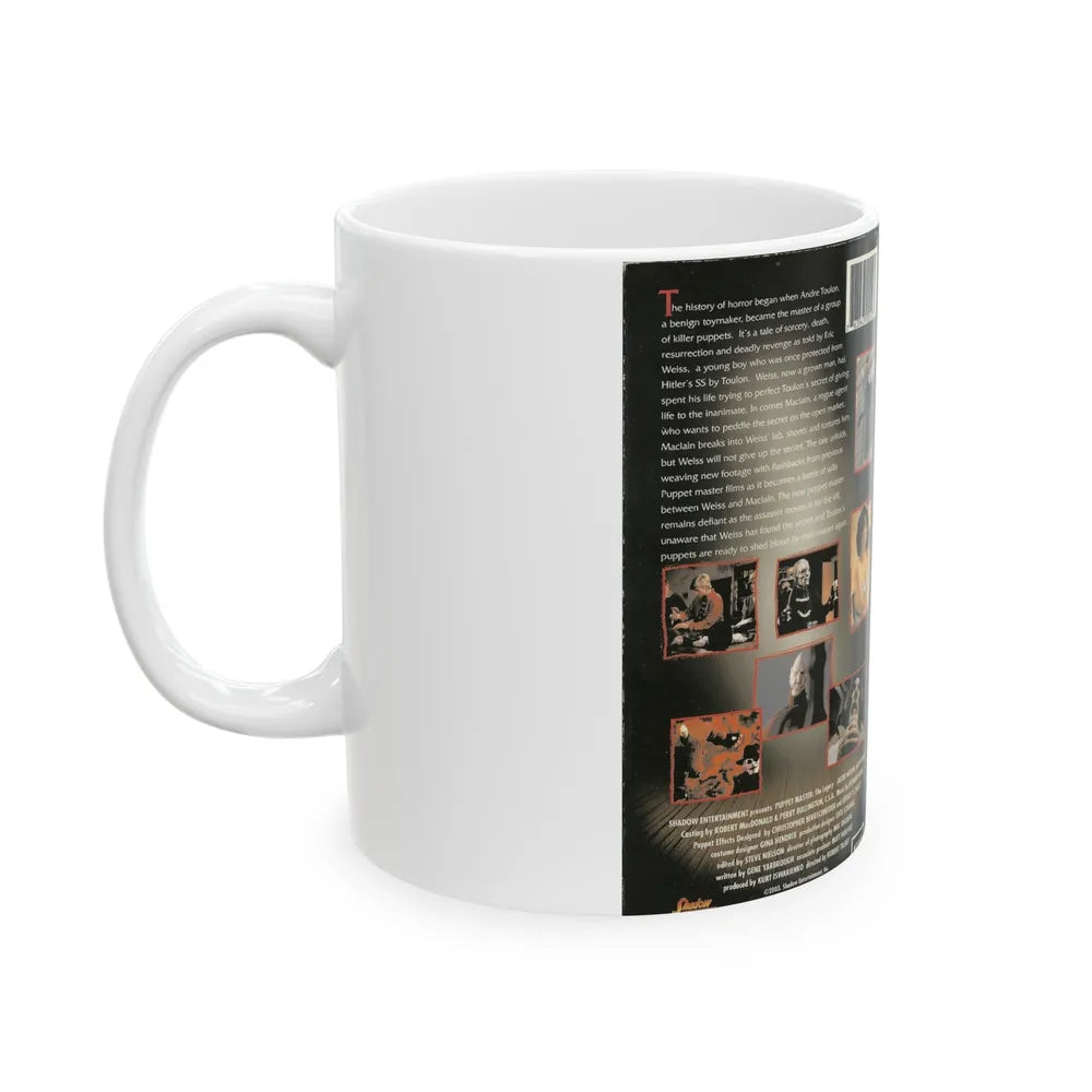 PUPPET MASTER THE LEGACY (VHS COVER) - White Coffee Mug-Go Mug Yourself