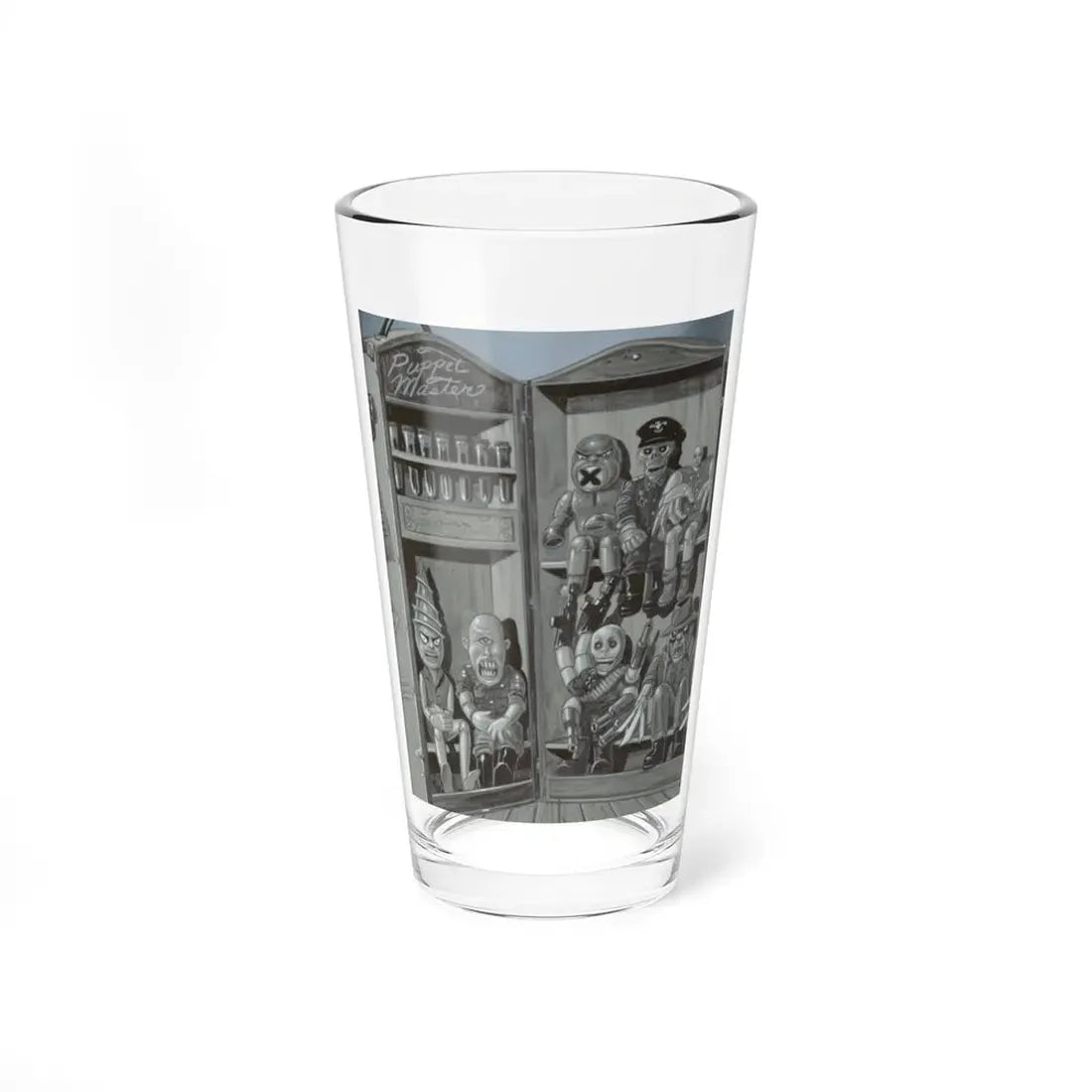 PUPPET MASTER (UNUSED) 1989 Movie Poster - Pint Glass 16oz 16oz - Go Mug Yourself