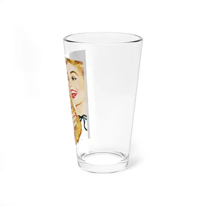 Puppies for sale, Ladies' Home Journal, November 1952 (Magazine Illustration) Pint Glass 16oz - Go Mug Yourself