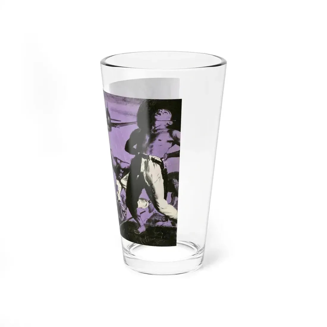 Purple Death From The Skies, 1952 (Magazine Illustration) Pint Glass 16oz - Go Mug Yourself