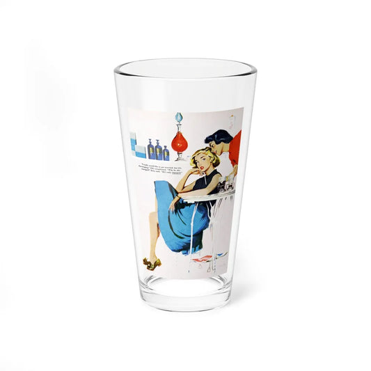 Pursuit, Redbook, April 1953 (Magazine Illustration) Pint Glass 16oz-16oz-Go Mug Yourself