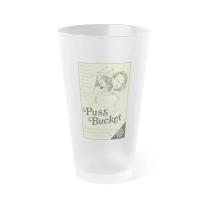 PUSS BUCKET THE MUSICAL 1991 Movie Poster - Frosted Pint Glass 16oz-Go Mug Yourself