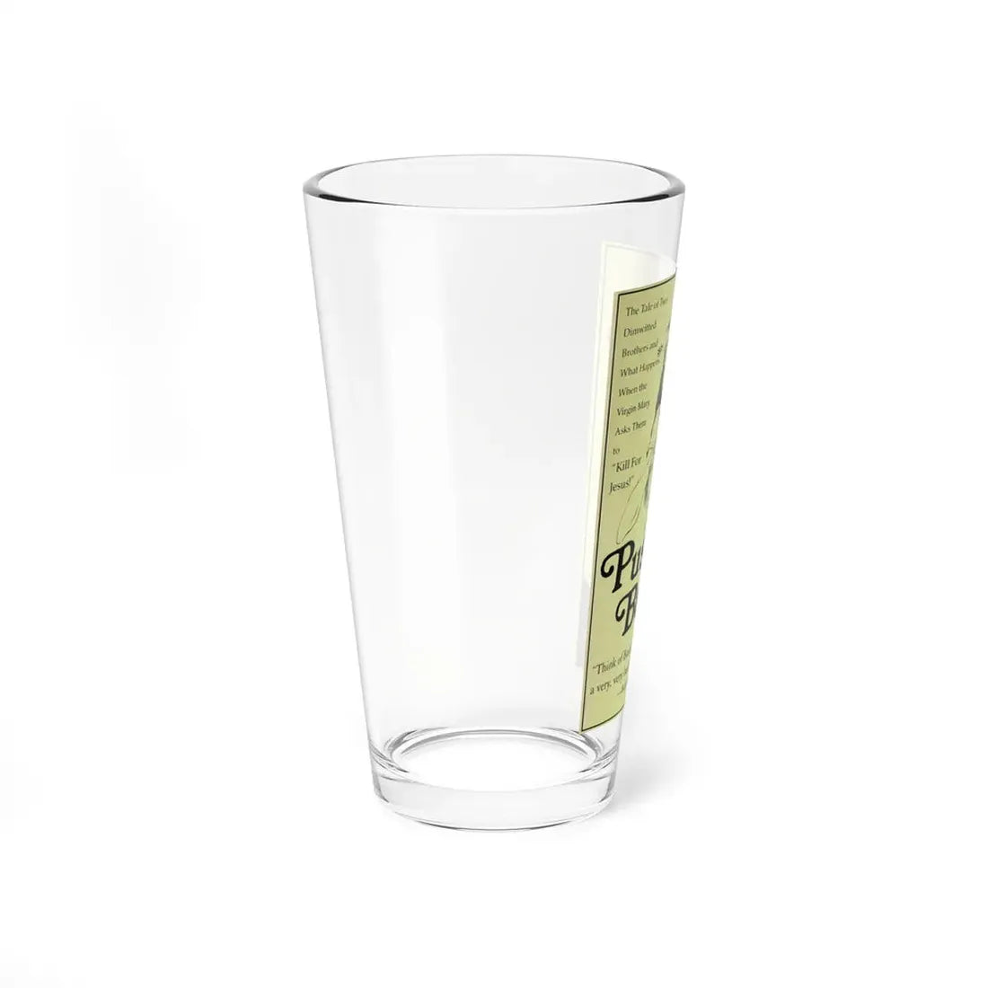 PUSS BUCKET THE MUSICAL 1991 Movie Poster - Pint Glass 16oz - Go Mug Yourself