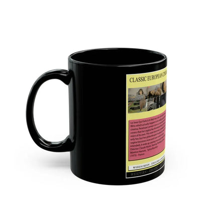 PUSSY TALK (VHS COVER) - Black Coffee Mug - Go Mug Yourself