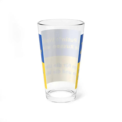 Putin Ukraine (Ukraine) Pint Glass 16oz - Go Mug Yourself