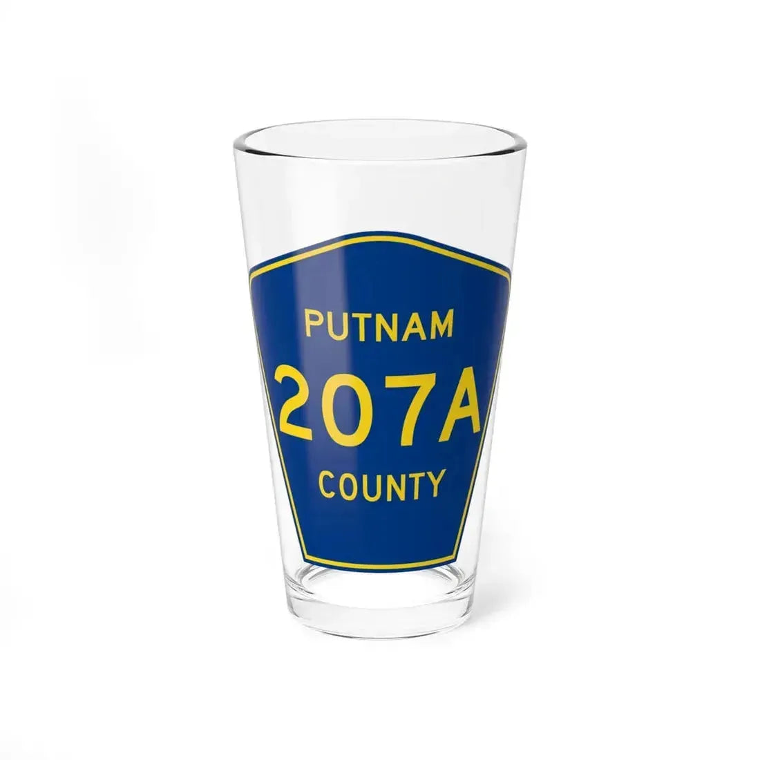 Putnam County 207A (Florida) (Road Sign) Pint Glass 16oz 16oz - Go Mug Yourself