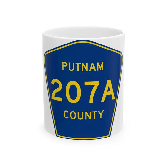 Putnam County 207A (Florida) (Road Sign) White Coffee Mug 11oz - Go Mug Yourself