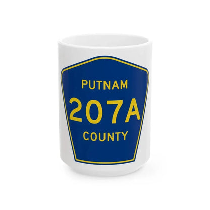 Putnam County 207A (Florida) (Road Sign) White Coffee Mug 15oz - Go Mug Yourself