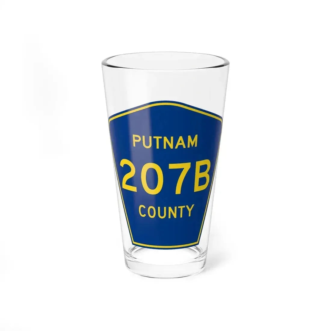 Putnam County 207B (Florida) (Road Sign) Pint Glass 16oz 16oz - Go Mug Yourself