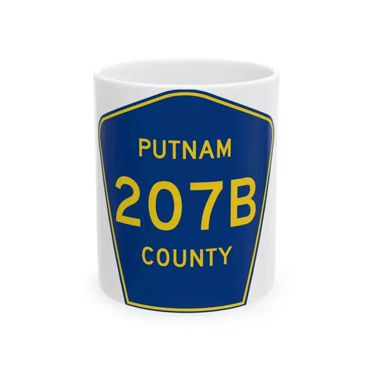 Putnam County 207B (Florida) (Road Sign) White Coffee Mug 11oz - Go Mug Yourself
