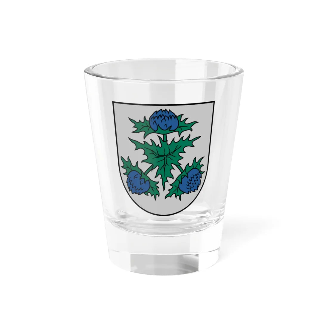 Pāvilostas novads COA (Latvia) (Coat of Arms) Shot Glass 1.5oz 1.5oz - Go Mug Yourself