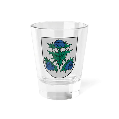 Pāvilostas novads COA (Latvia) (Coat of Arms) Shot Glass 1.5oz 1.5oz - Go Mug Yourself