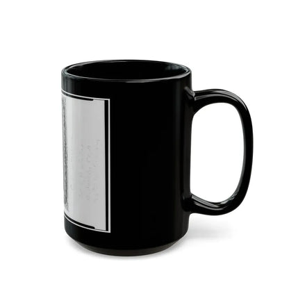 Pvt. C.C. Wenner, Co. A., 35th Virginia Cavalry, C.S.A., Three-Quarter Length Portrait, Facing Front (U.S. Civil War) Black Coffee Mug - Go Mug Yourself