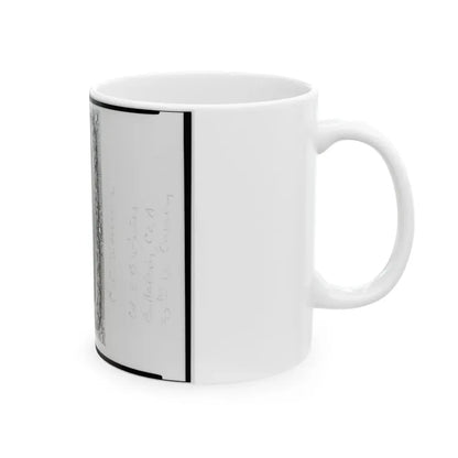 Pvt. C.C. Wenner, Co. A., 35th Virginia Cavalry, C.S.A., Three-Quarter Length Portrait, Facing Front (U.S. Civil War) White Coffee Mug - Go Mug Yourself