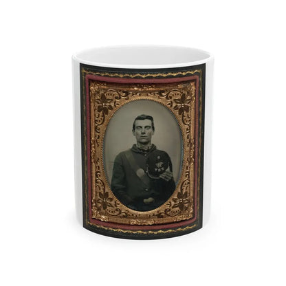 Pvt. Edward H. Clark Of Company G, 12th New Hampshire Volunteers (U.S. Civil War) White Coffee Mug 11oz - Go Mug Yourself