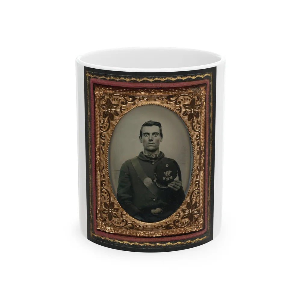 Pvt. Edward H. Clark Of Company G, 12th New Hampshire Volunteers (U.S. Civil War) White Coffee Mug-11oz-Go Mug Yourself