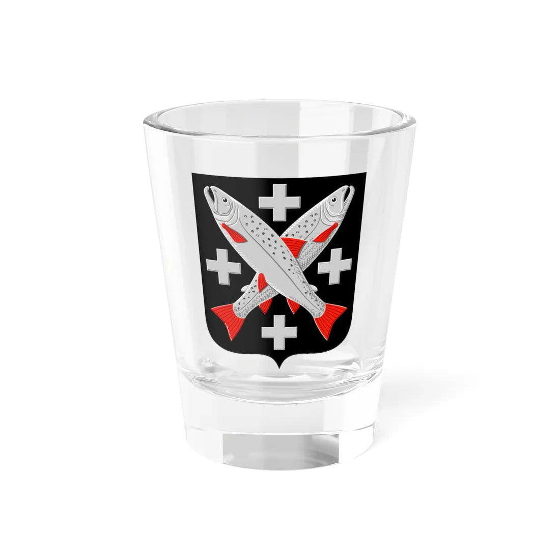 Pyhtää.vaakuna (Finland) (Coat of Arms) Shot Glass 1.5oz 1.5oz - Go Mug Yourself